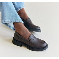 Brown Penny Loafers For Women - Chic & Comfy Footwear | Etsy (US)