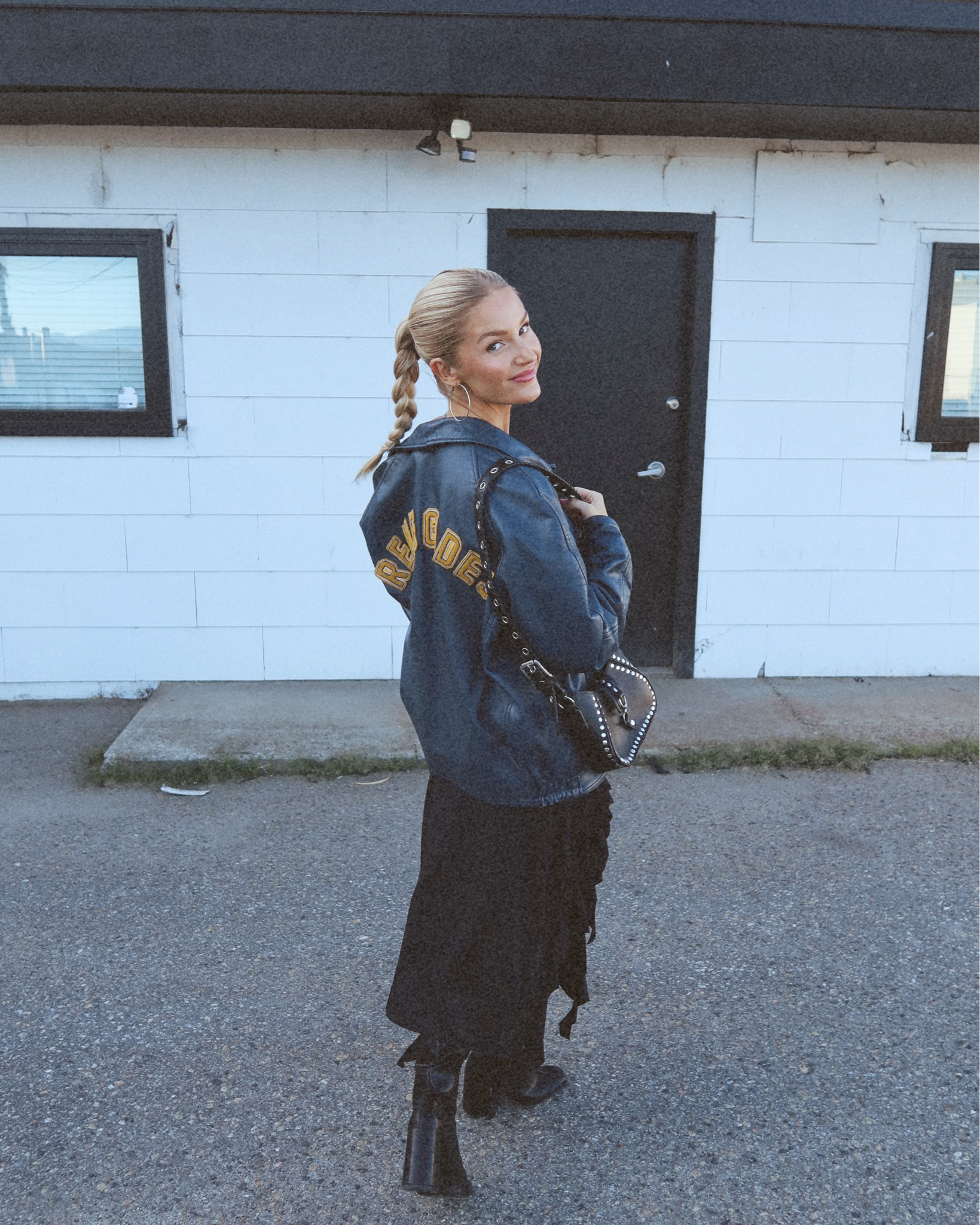 This jacket is my man’s from highschool! Here is a few dupes and all other items!! Dress XS, Boots 7

#LTKcanada #LTKautumn #FashionMonth