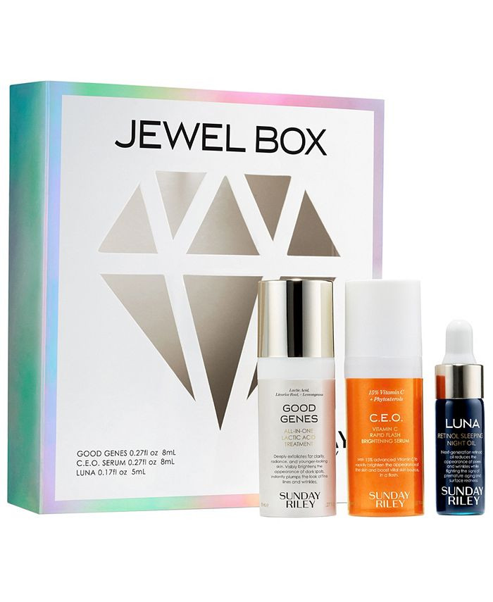 Sunday Riley 3-Pc. Jewel Box Set & Reviews - Beauty Gift Sets - Beauty - Macy's | Macys (US)