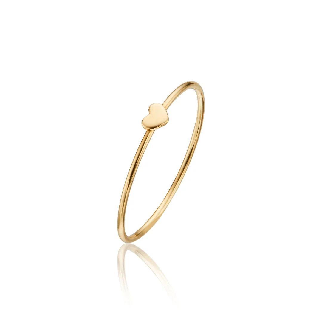 Gold Tiny Heart Ring | Lily & Roo