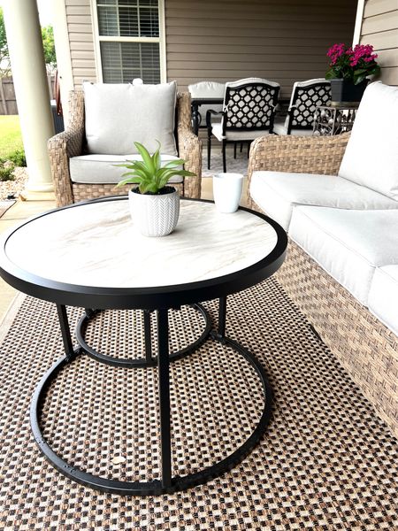Still loving this outdoor patio set from Walmart! I sit out here every morning with coffee to start the day. It’s been a best seller, too!

#LTKSaleAlert #LTKSeasonal #LTKHome
