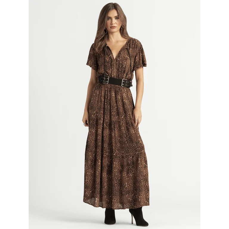 Jessica Simpson Women's Phoebe Maxi Dress, Sizes XS-XL - Walmart.com | Walmart (US)