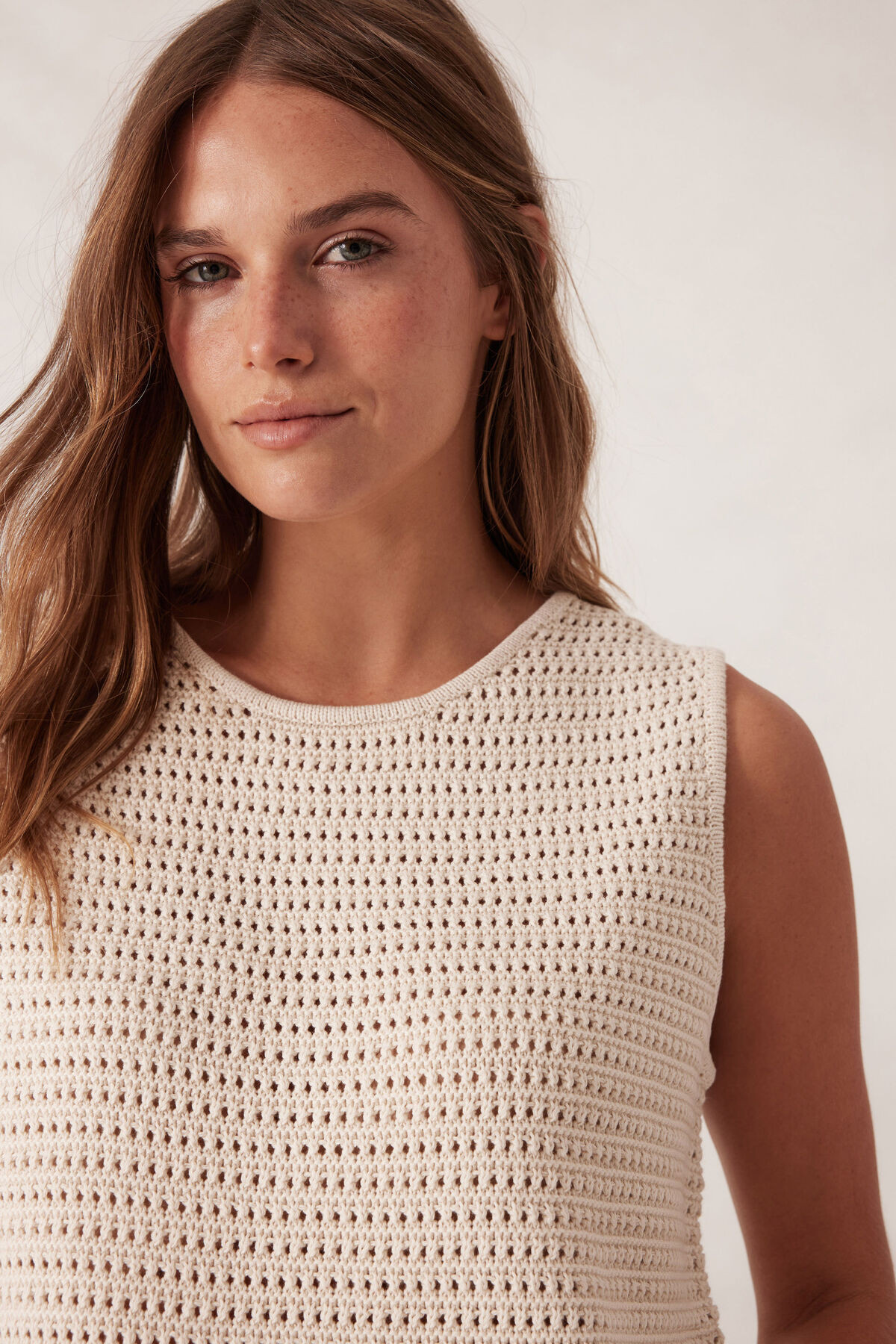 Margot Mesh Knit Tank | Ceres Life