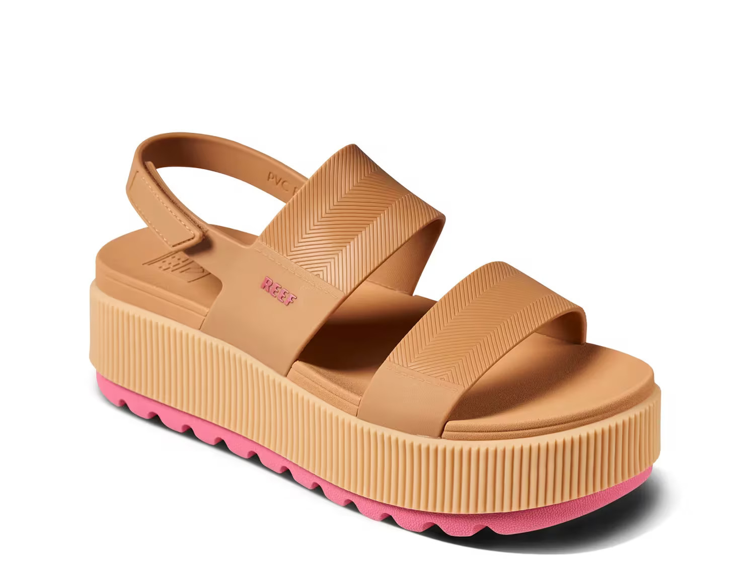Reef Water Vista Higher Platform Sandal | Women's | Tan/Pink | Size 10 | Sandals | Lug | Slingback | DSW