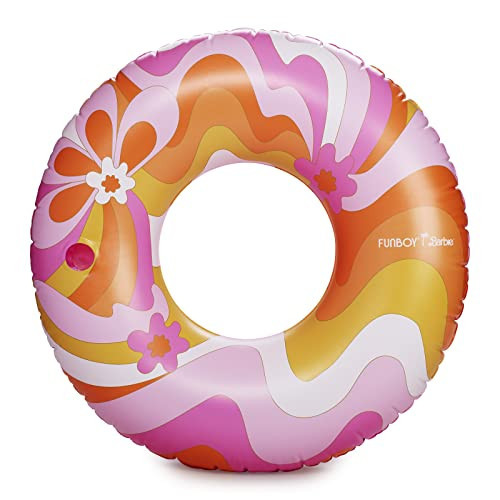 FUNBOY & Barbie Luxury Dream Tube Pool Float Oversized 50'' Adult Tube Float with Cup Holder | Amazon (US)