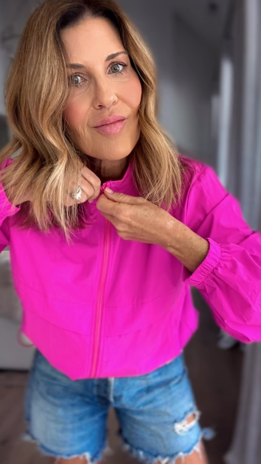 Wearing a size small in the rose color jacket so good and the price AMAZING

#LTKmorningroutine #LTKActive #LTKOver40