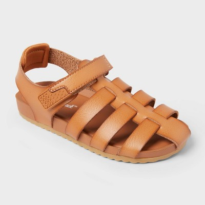 Toddler Rhett Fisherman Sandals - Cat & Jack™ Cognac 9T | Target