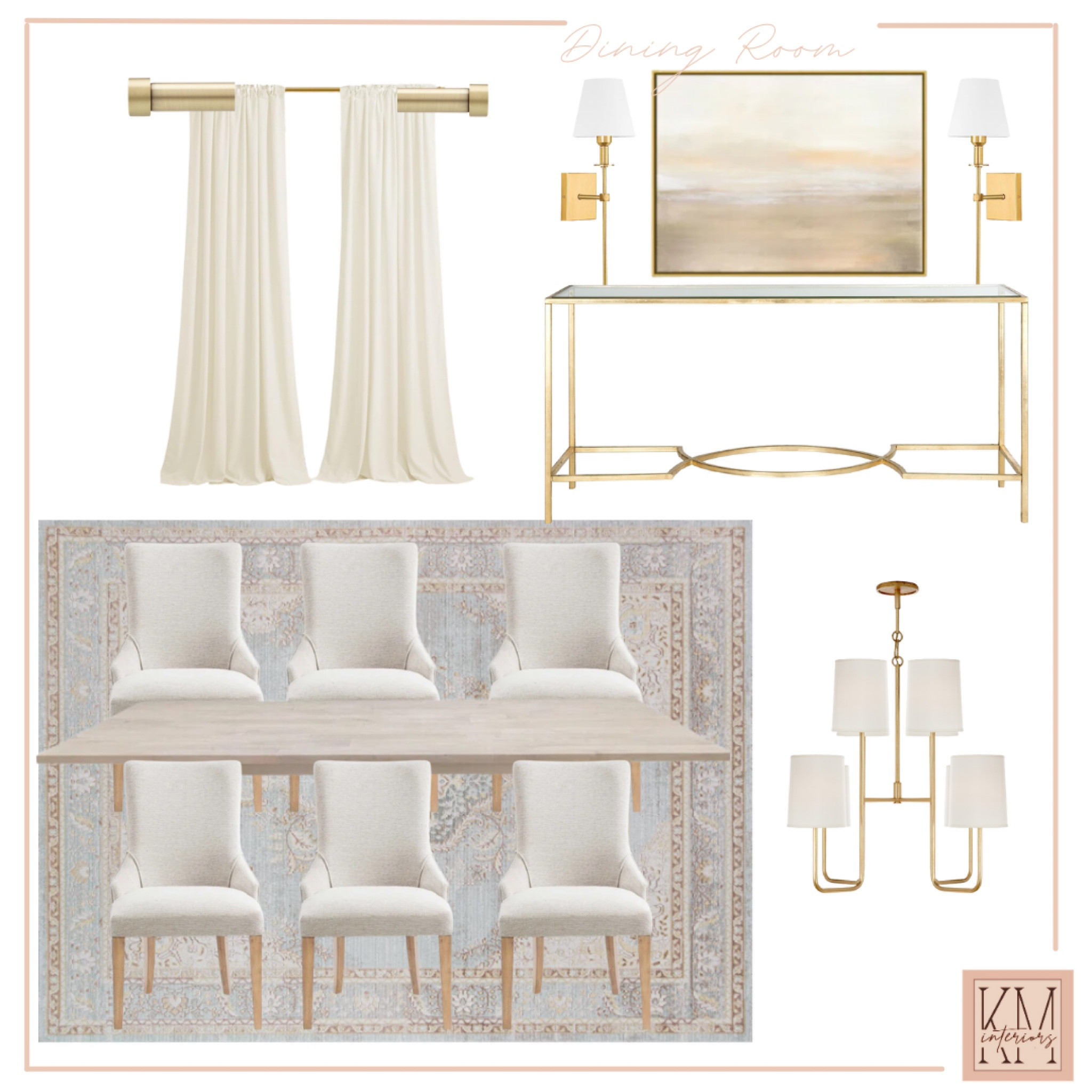 Formal dining room, dining table and dining chairs, blue rug, gold accents 

#LTKfamily #LTKstyletip #LTKhome
