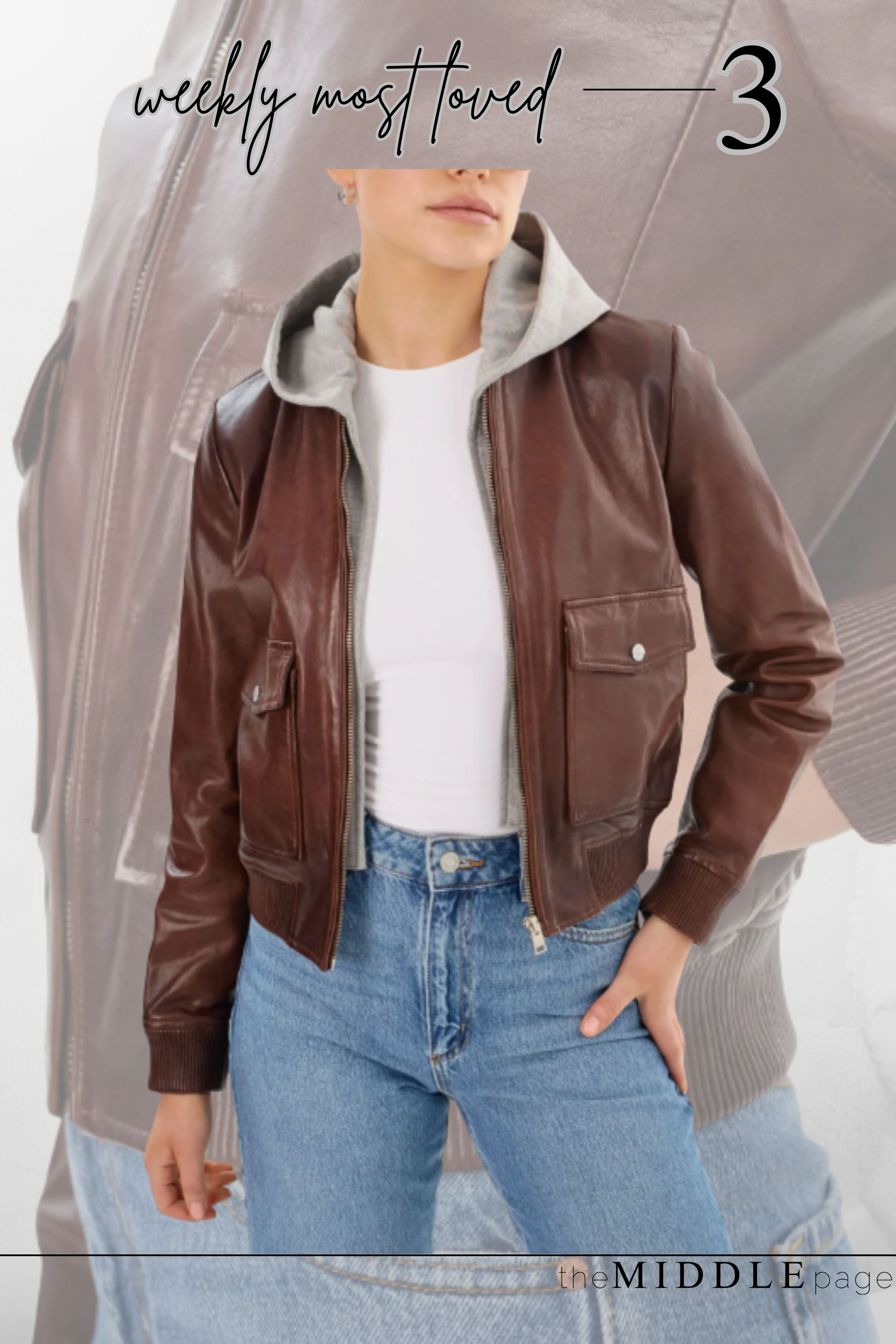 This is one of those forever leather jackets that makes even simple denim look intentional. Add a statement belt and sunglasses and you’re done.
If you’ve been deciding on a leather jacket, this one is worth it! 

 #LTKSeasonal #LTKOver40 #LTKWorkwear