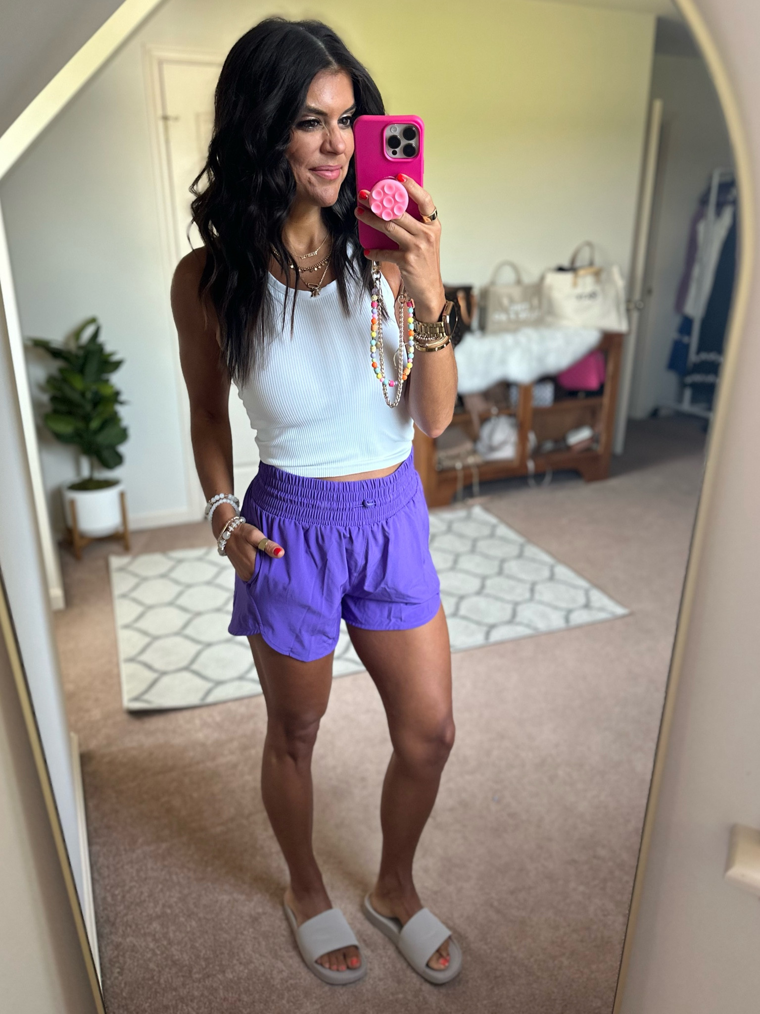 Target slides 20% off, fit tts! Target shorts size small

#LTKStyleTip #LTKFitness #LTKFindsUnder100