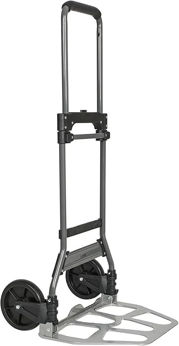 Leeyoung Folding Hand Truck and Dolly, 264 Lb Capacity Heavy-Duty Luggage Trolley Cart with Teles... | Amazon (US)