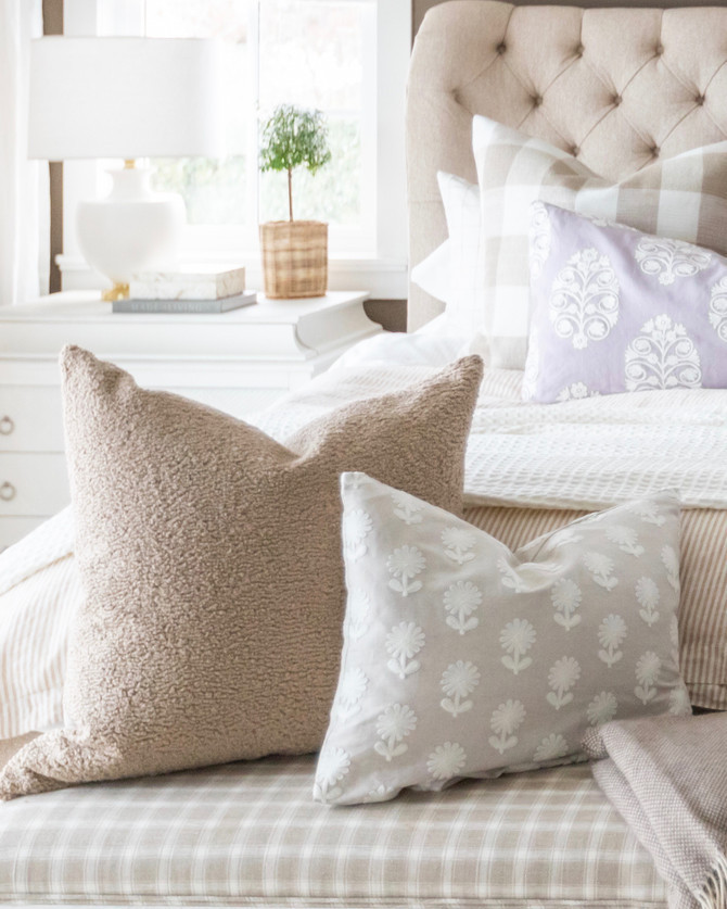 Everest Taupe Pillow | 26x26 | The Cross Decor & Design