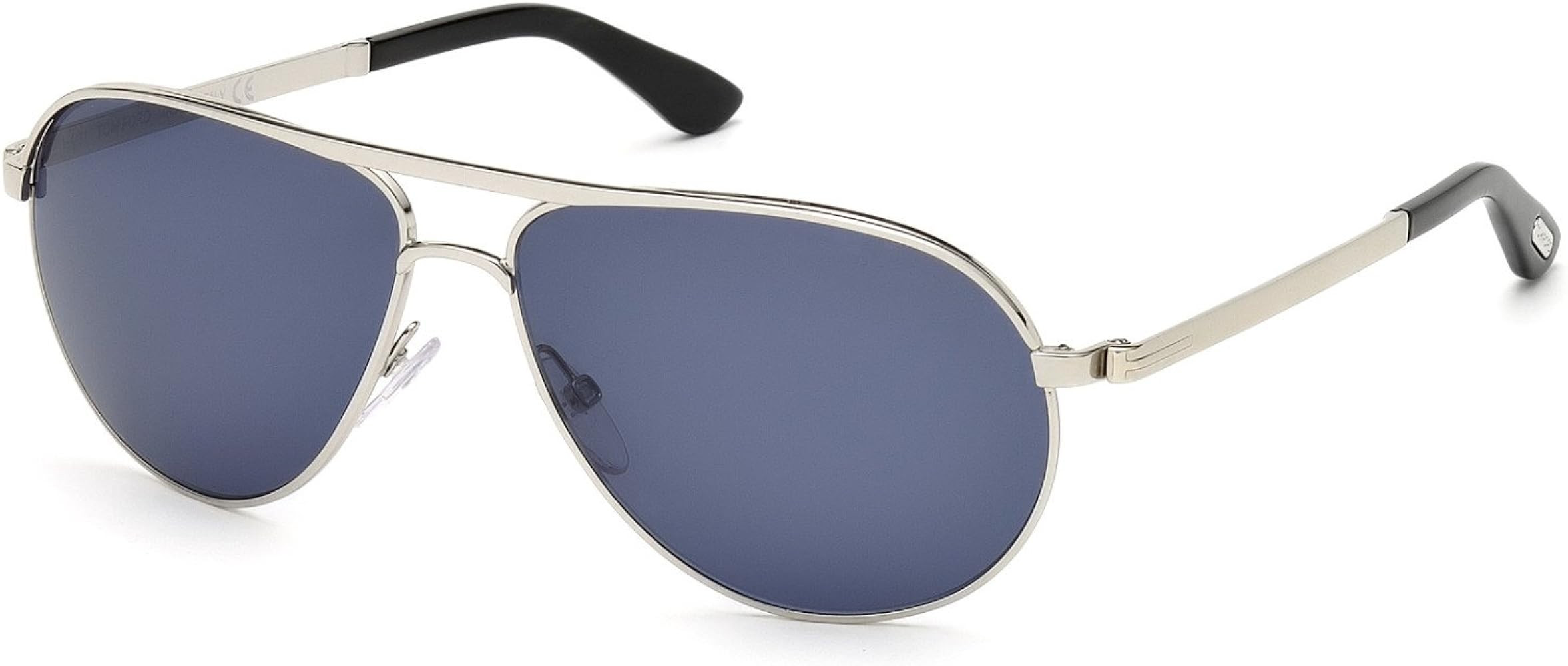 Tom Ford FT0144 Marko Aviator Sunglasses for Men + BUNDLE with Designer iWear Eyewear Care Kit | Amazon (US)