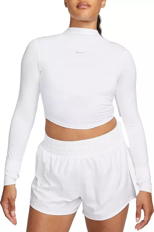 Nike Women's Dri-FIT One Luxe Long Sleeve Cropped Top | Dick's Sporting Goods