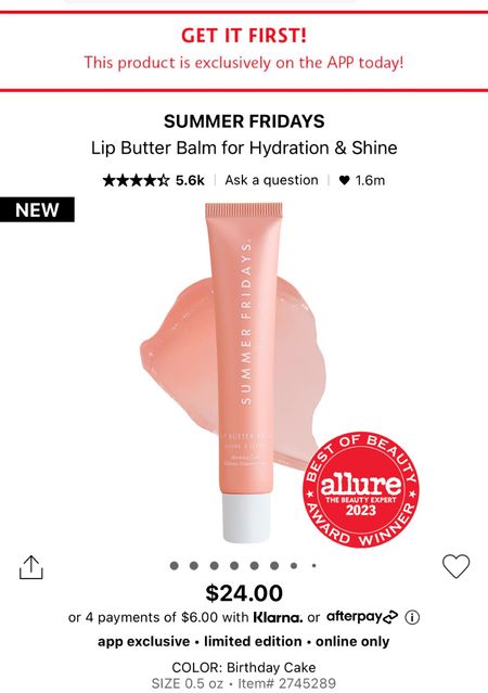 You guys! Who doesn’t love an exclusive?! Sephora just launched an in-app Summer Fridays lip gloss EXCLUSIVE and ya girl is legit adding to cart rn!

#LTKbeauty #LTKfindsunder50 #LTKSpringSale