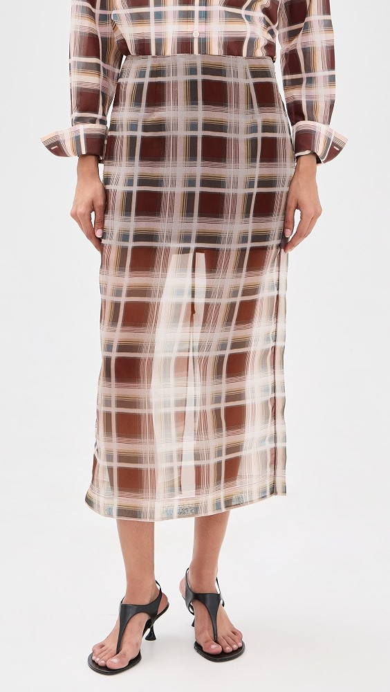 The Silk Organza Skirt | Shopbop