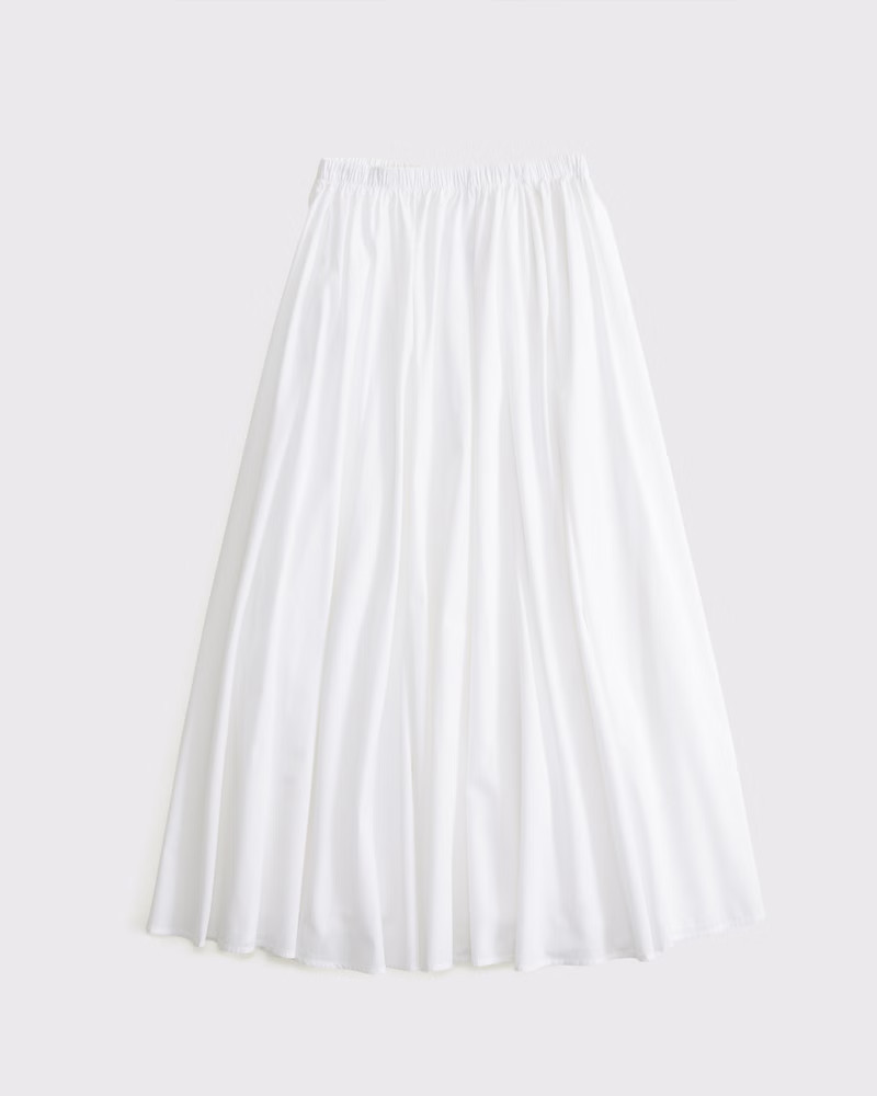 Mid Rise Maxi Skirt | Abercrombie & Fitch (US)