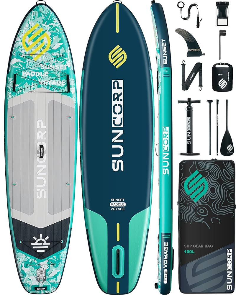 11.6'x35'' Inflatable Paddle Board, Extra Wide Stand-up Paddleboards, 450lbs Capacity, Inflatable... | Amazon (US)