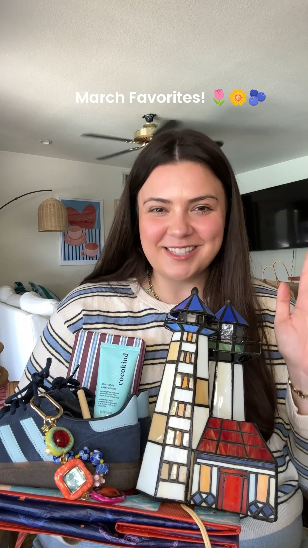 Here are my March favorites!! I did a lot of thrifting this month so apologies in advance if you love some of these items and can’t find them 😭😭 Products mentioned:
@Trader Joe's foldable tote
@adidas spezials
@artdillo.eclectic bag charm
@Anthropologie @Papier Veloce Candle
@cocokind electrolyte water cream
@Melanie Casey Jewelry Amplify band with pear diamonds! #marchfavorites #thriftedfinds #beautyhaul #skincare #bagcharms 

#LTKHome #LTKPlusSize #LTKdayinmylife