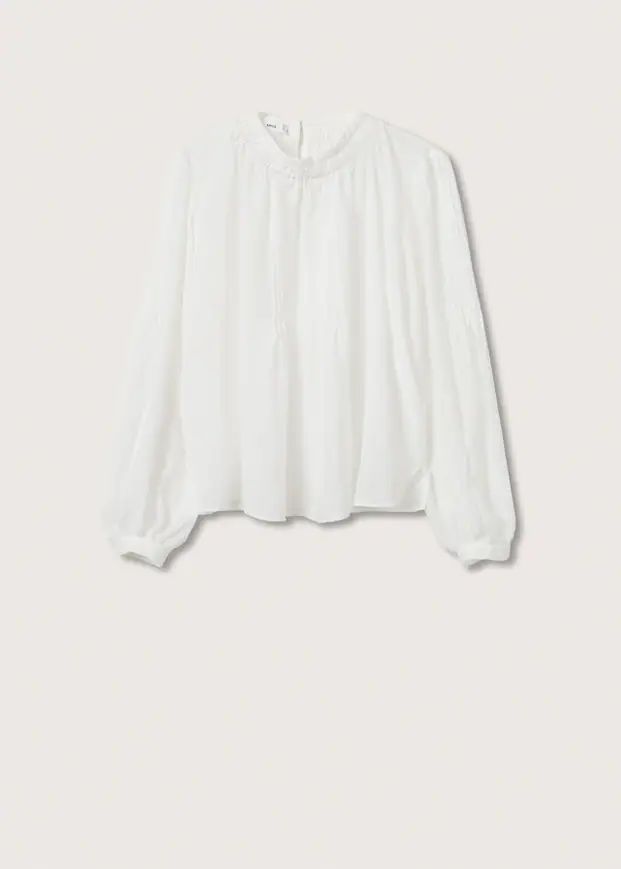 Puffed sleeves blouse | MANGO (UK)