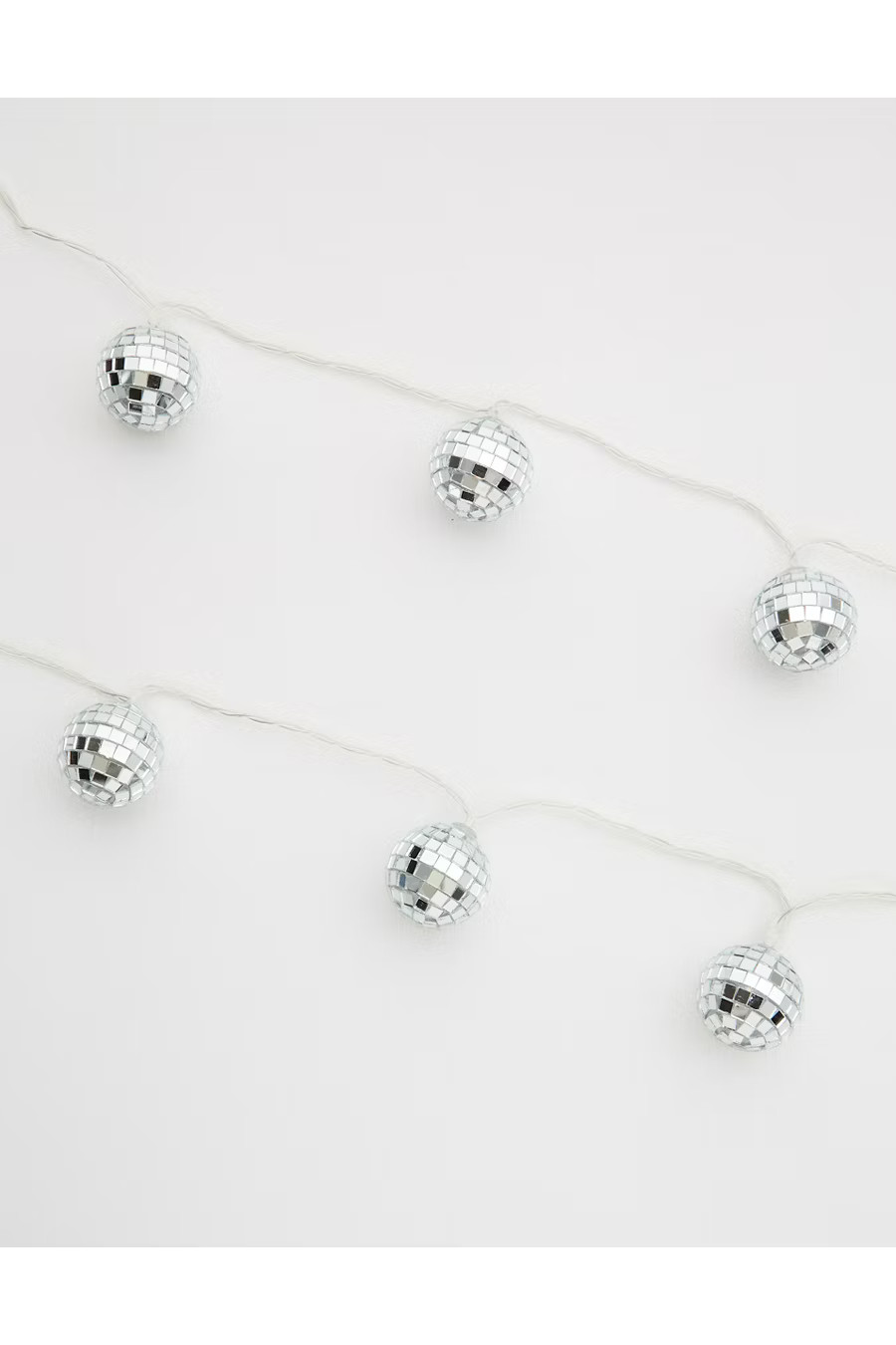 Disco Ball String Lights Women's Silver One Size | Aerie