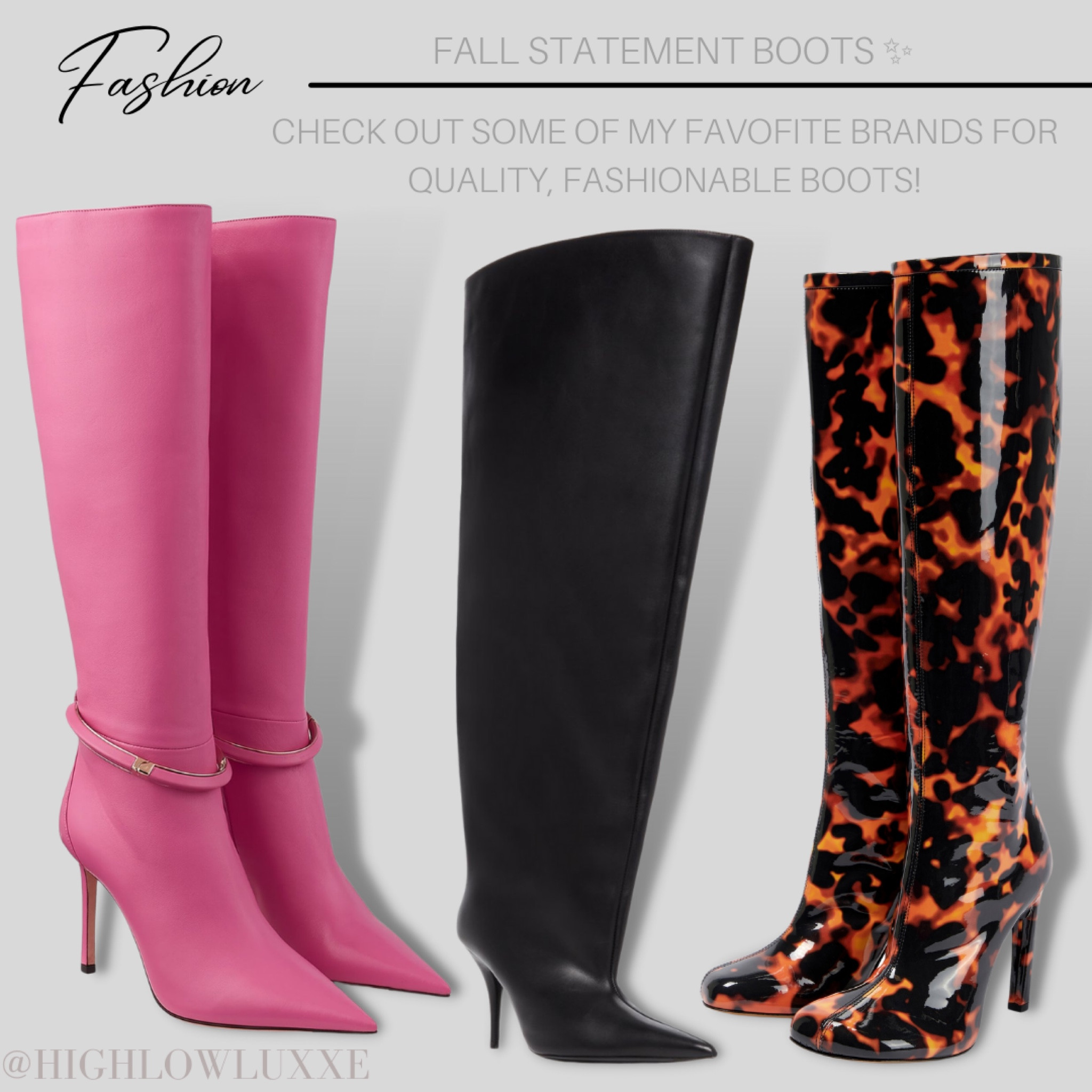 Shop fall statement boots below! 

#LTKSeasonal #LTKstyletip #LTKshoecrush