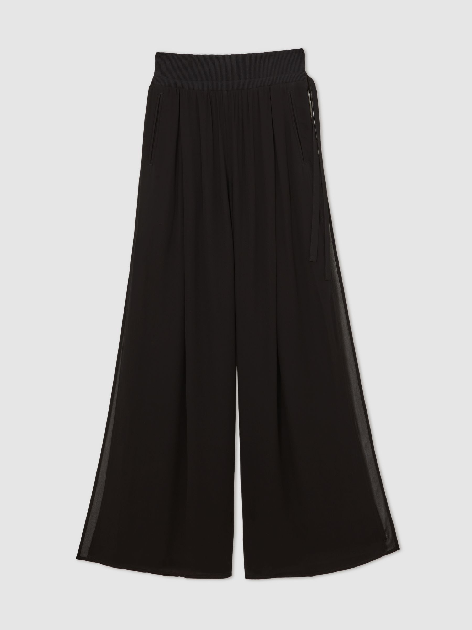 Reiss Reiss | Royal Ballet Chiffon Trousers in Black - REISS | Reiss UK