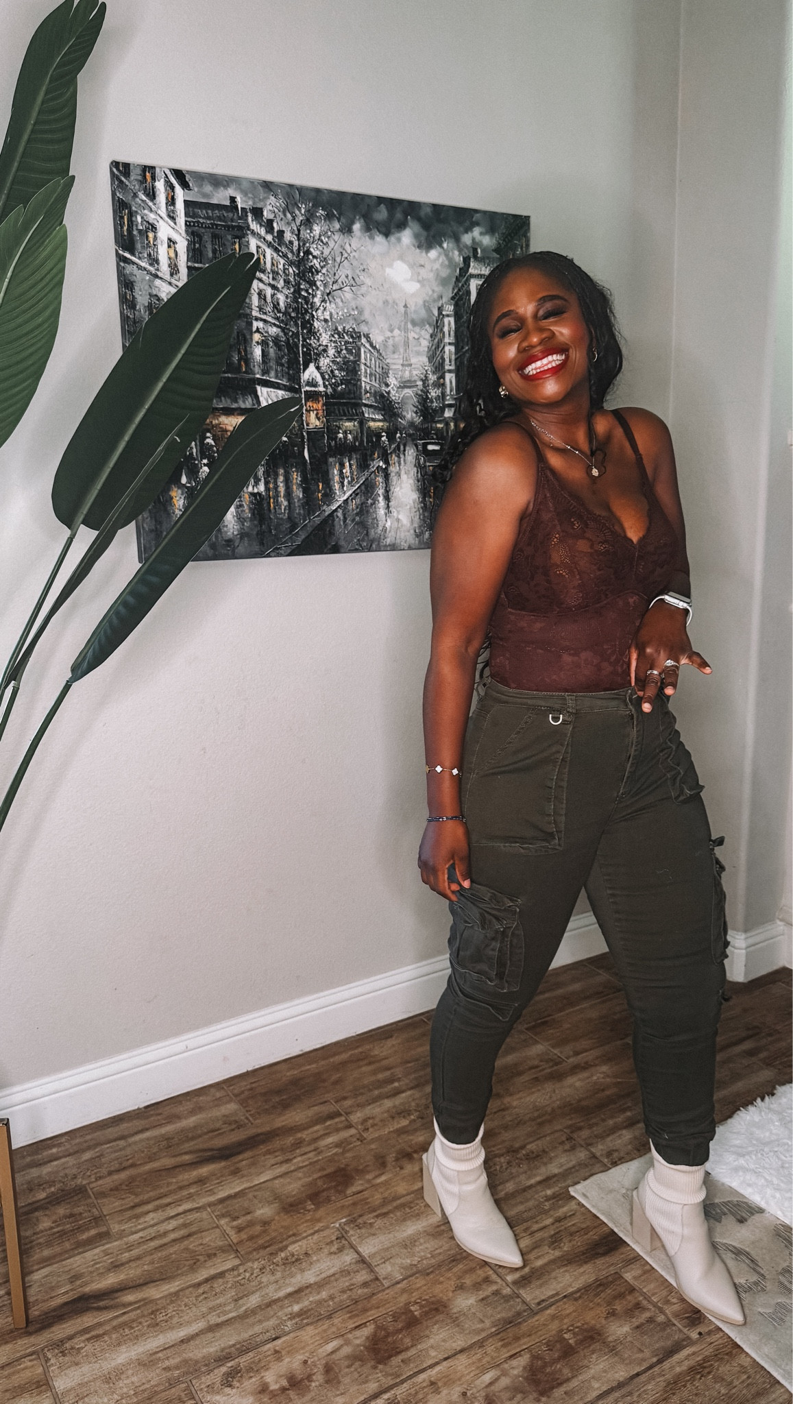 POV: when you feel GOOD and it shows 😍✨ comfy, cute, and a little spicy…just living my best life 💁🏽‍♀️ top: M (true to size) | bottoms: M (true to size) | boots: size up for the perfect fit 👢 #OOTD #ConfidenceBoost #EffortlessStyle #CasualChic #BaddieStyle #StyleInspo #MomStyle #EverydayLooks #GlowUp #FashionTok

#LTKdayinmylife #LTKgrwm #LTKmomlife