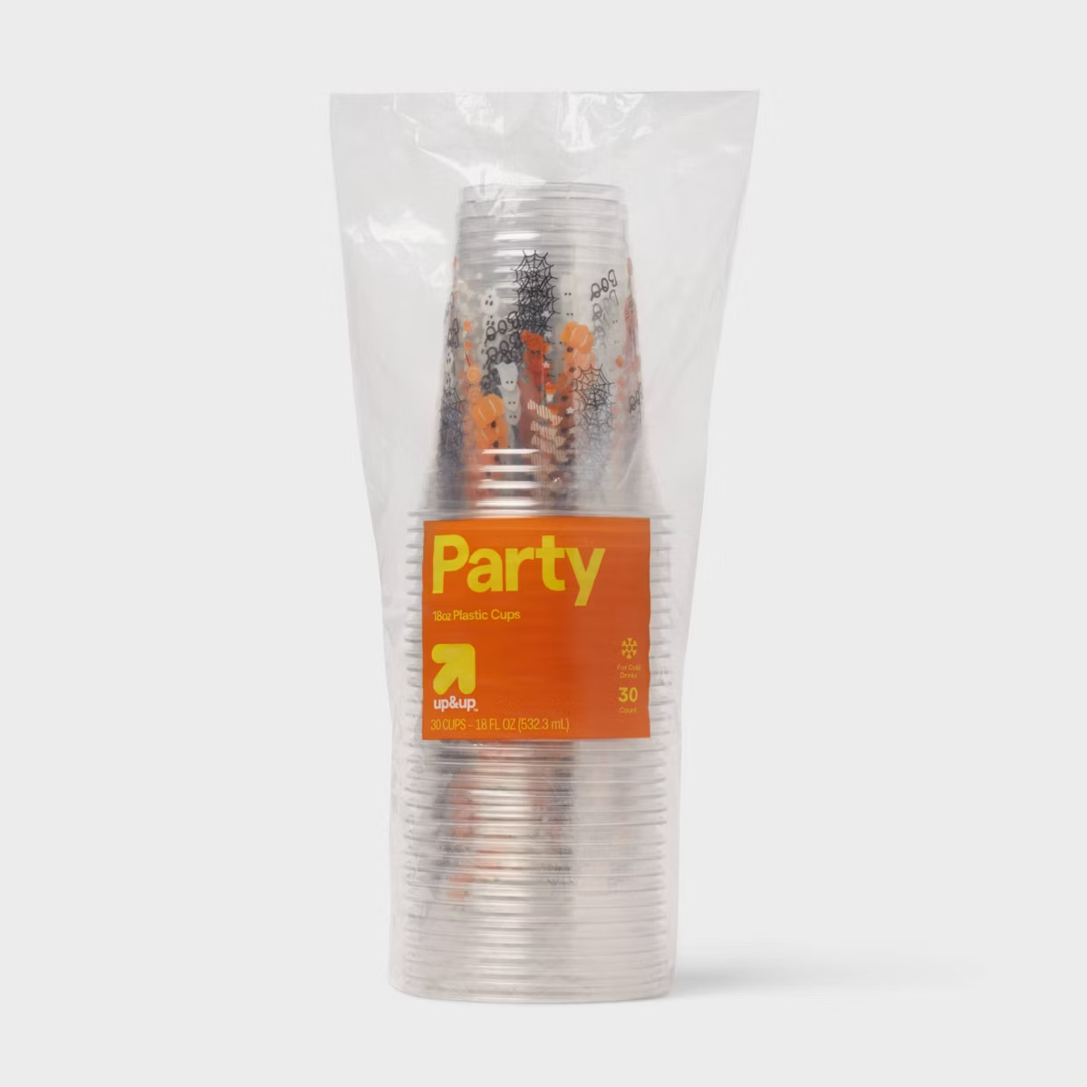 Halloween Disposable Cups - Clear - 18oz/30ct - up&up™ | Target