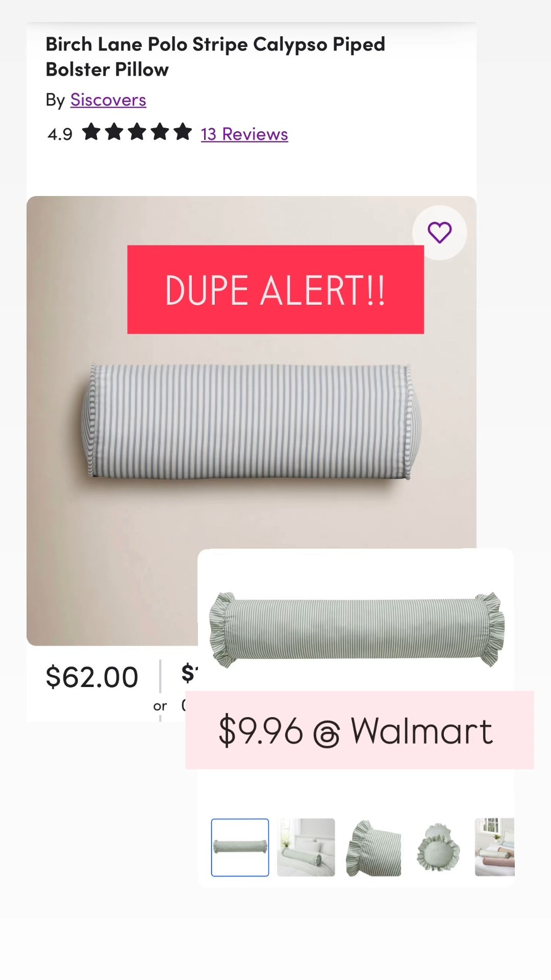 Walmart find! Other colors available #affordable #homedecor #dupe