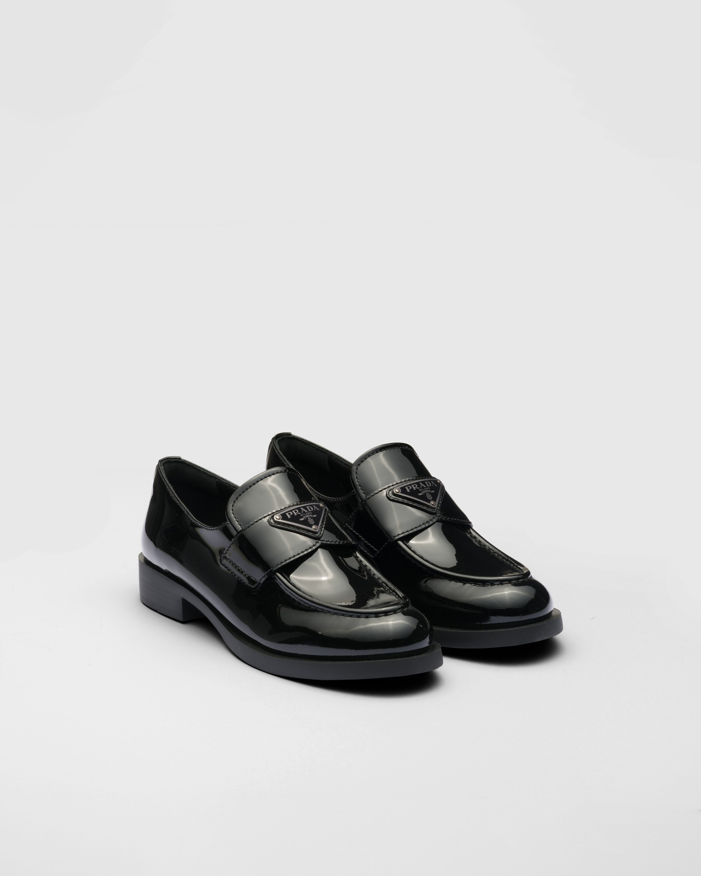 Patent leather loafers | Prada Spa US