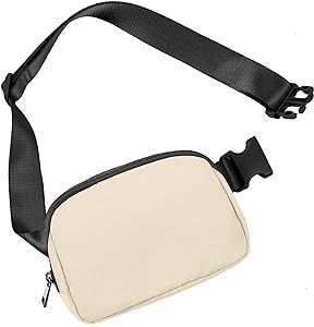 ODODOS Unisex Mini Belt Bag with Adjustable Strap Small Fanny Pack for Workout Running Traveling ... | Amazon (US)