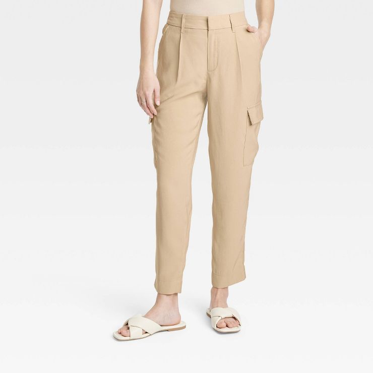 Women's Tapered Ankle Cargo Pants - A New Day™ | Target