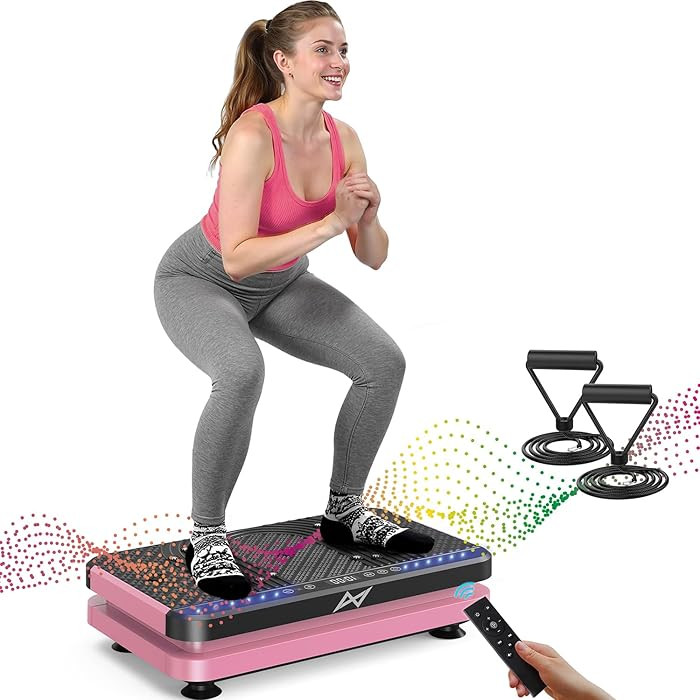 AXV Vibration Plate Fitness Platform Exercise Machine Vibrating Shaking Full Body Shaker Workout ... | Amazon (US)