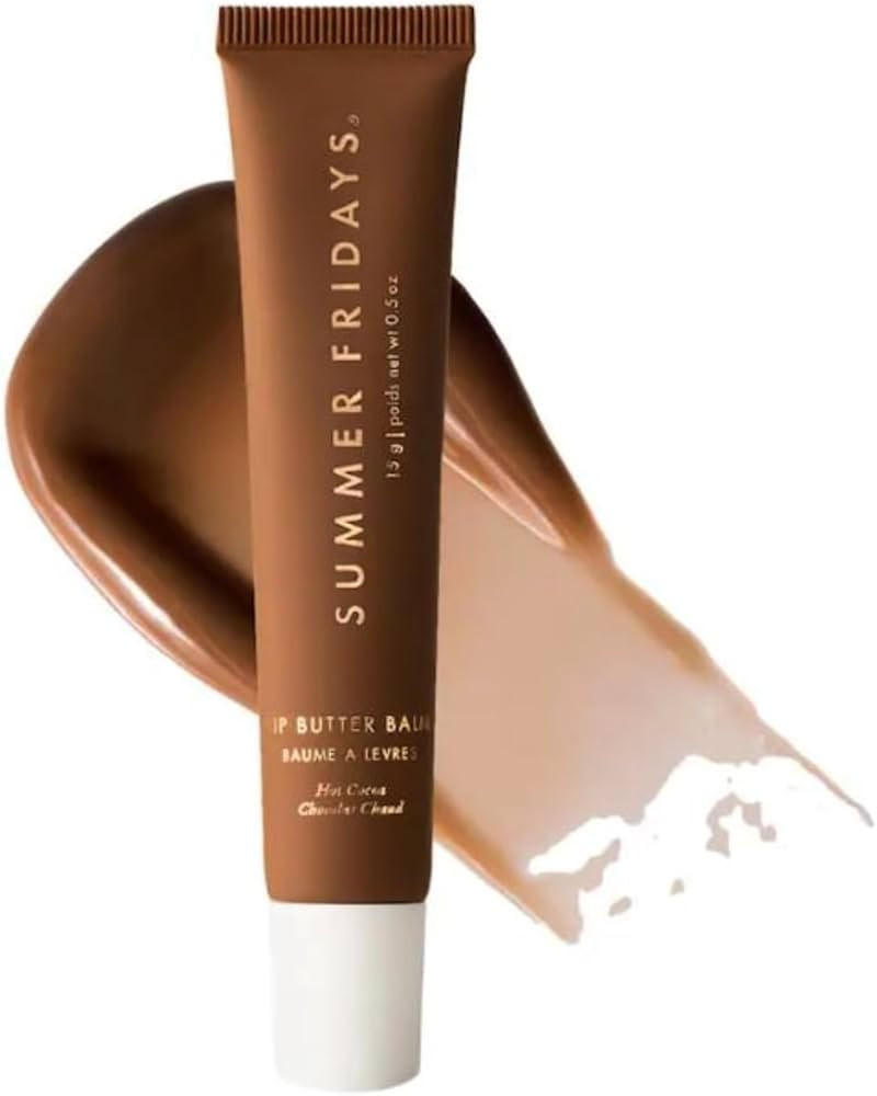 Summer Fridays Lip Butter Balm - Hot Cocoa (sheer warm chocolate) - 0.5 oz / 15 g ~ LIMITED EDITI... | Amazon (US)