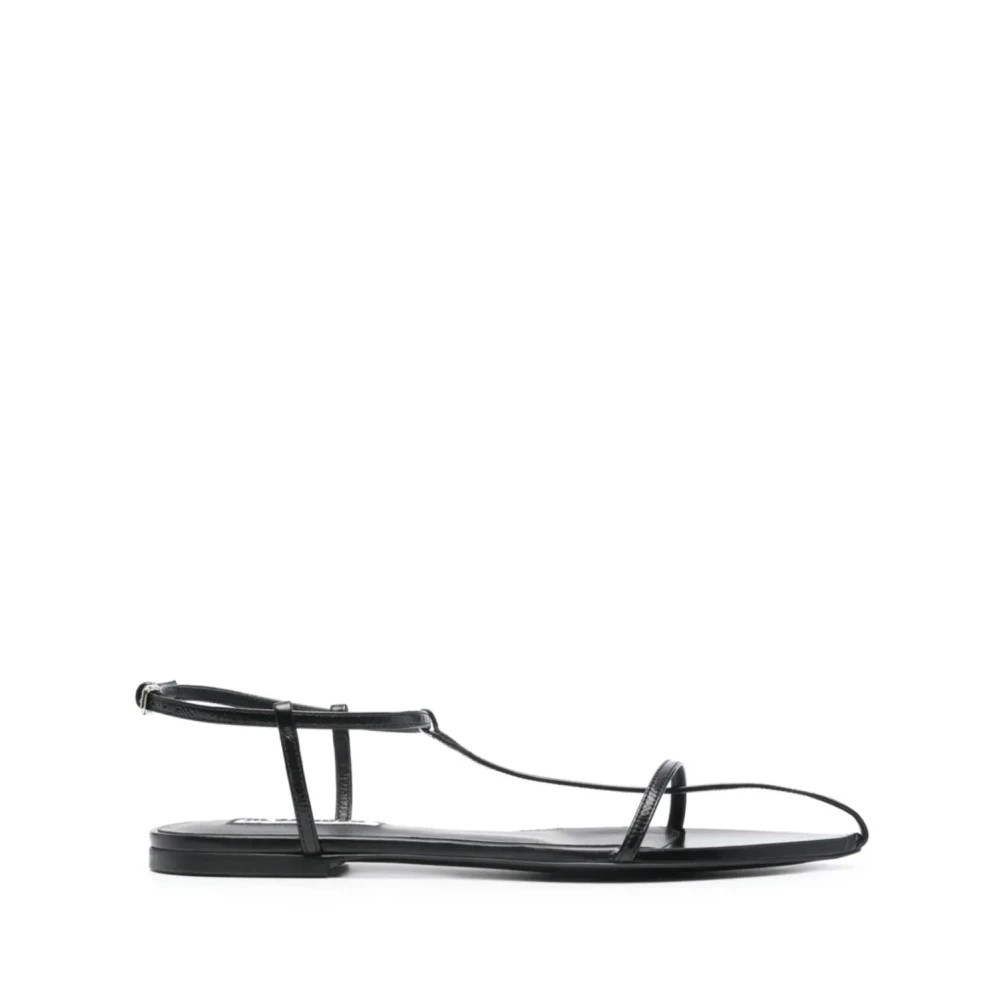 Black Cage Sandals - female - Jil Sander - Flat Sandals - Black - 3 1/2 UK - Shoes | Miinto UK Ltd