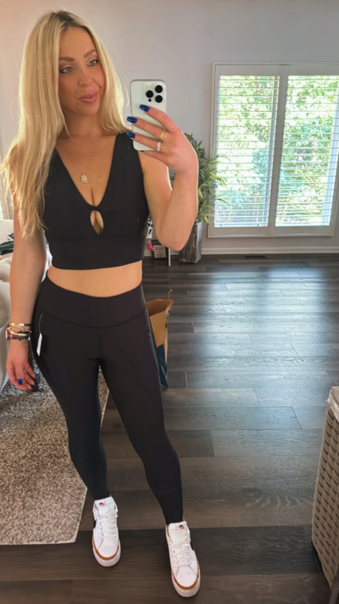 Loving this simple black set! Who doesn’t need a fresh pair of black leggings and especially when they’re on SALE! Loving this twist front top too. All athletic pieces are 50% off!!

#LTKSaleAlert #LTKFallSale #LTKActive