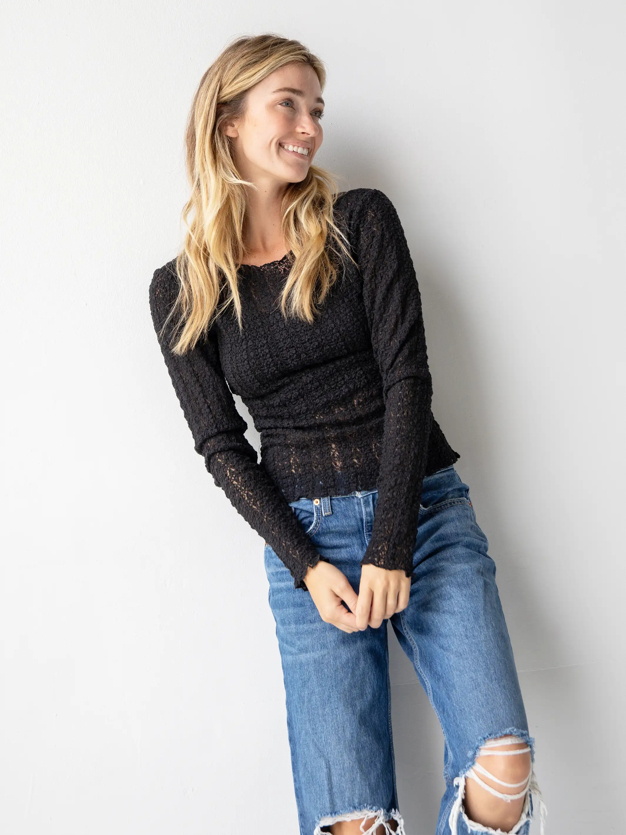 Lace Layering Top - Ivory | Natural Life