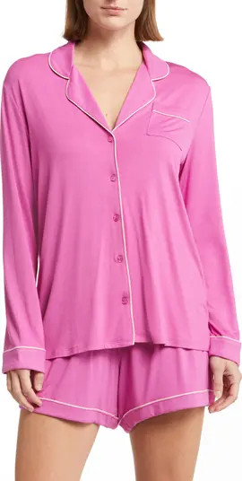 Nordstrom Moonlight Long Sleeve Stretch Modal Short Pajamas | Nordstrom | Nordstrom
