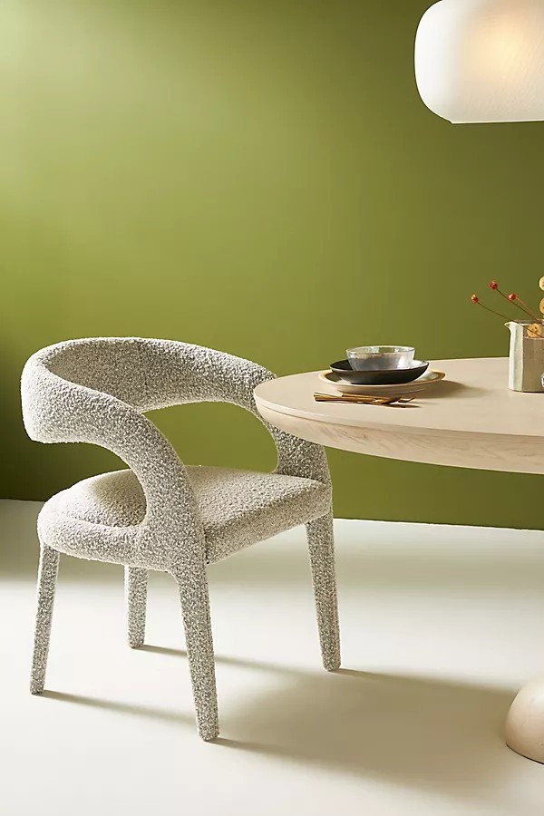 Bouclé Hagen Dining Chair | Anthropologie (US)