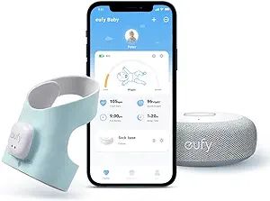 eufy Baby Smart Sock Baby Monitor with 2.4 GHz Wi-Fi, Track Sleep Patterns, Naps, Heart Rate, and... | Amazon (US)