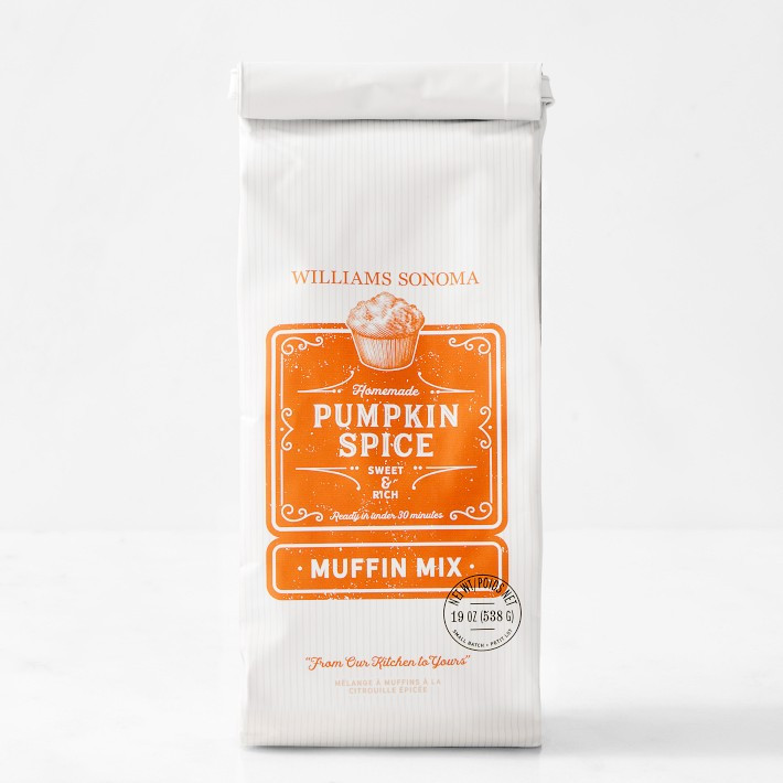 Williams Sonoma Muffin Mix, Pumpkin Spice | Williams-Sonoma
