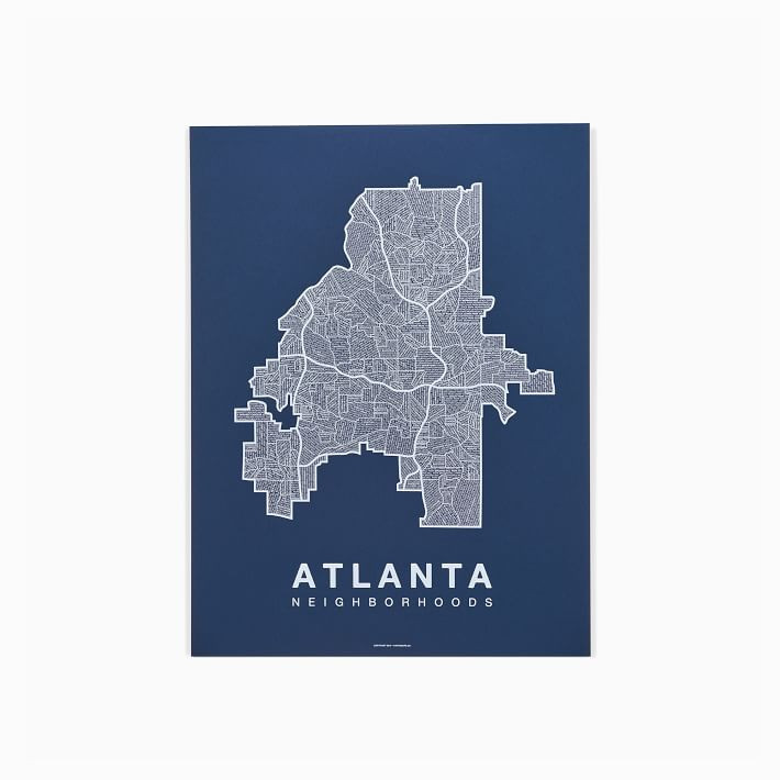 Native Maps City Prints | West Elm (US)