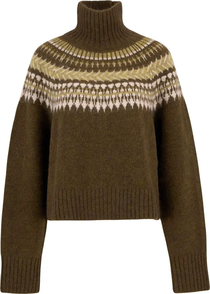 Lorrie Fair Isle Wool & Alpaca Blend Sweater | Nordstrom