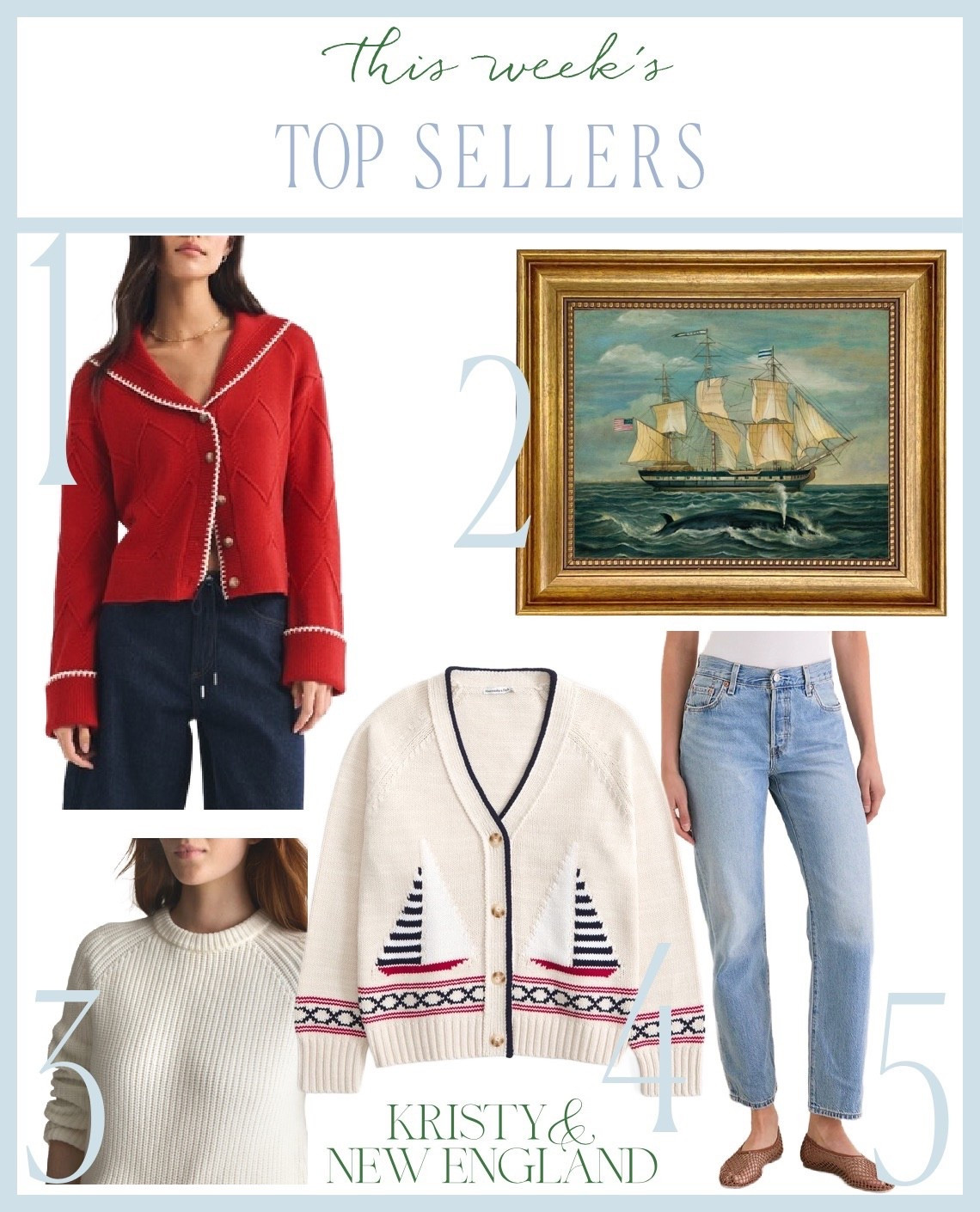 Top Sellers of the Week: red sailor cardigan, whale & ship painting, fisherman sweater, nautical cardigan, 501 90’s jeans

#LTKOver40 #LTKSeasonal #LTKTall