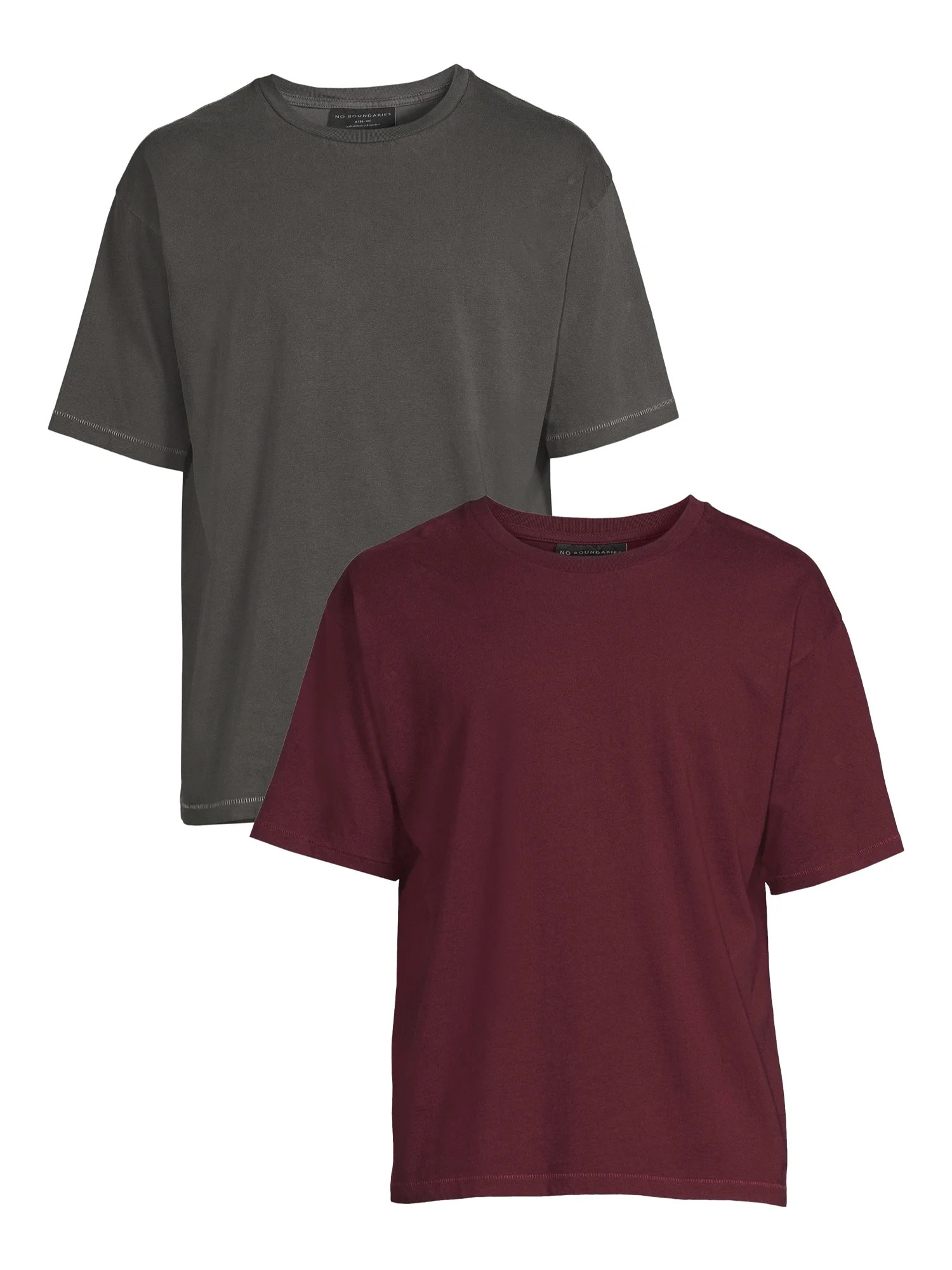 No Boundaries Men's and Big Men's Oversized T-Shirts, 2-Pack - Walmart.com | Walmart (US)