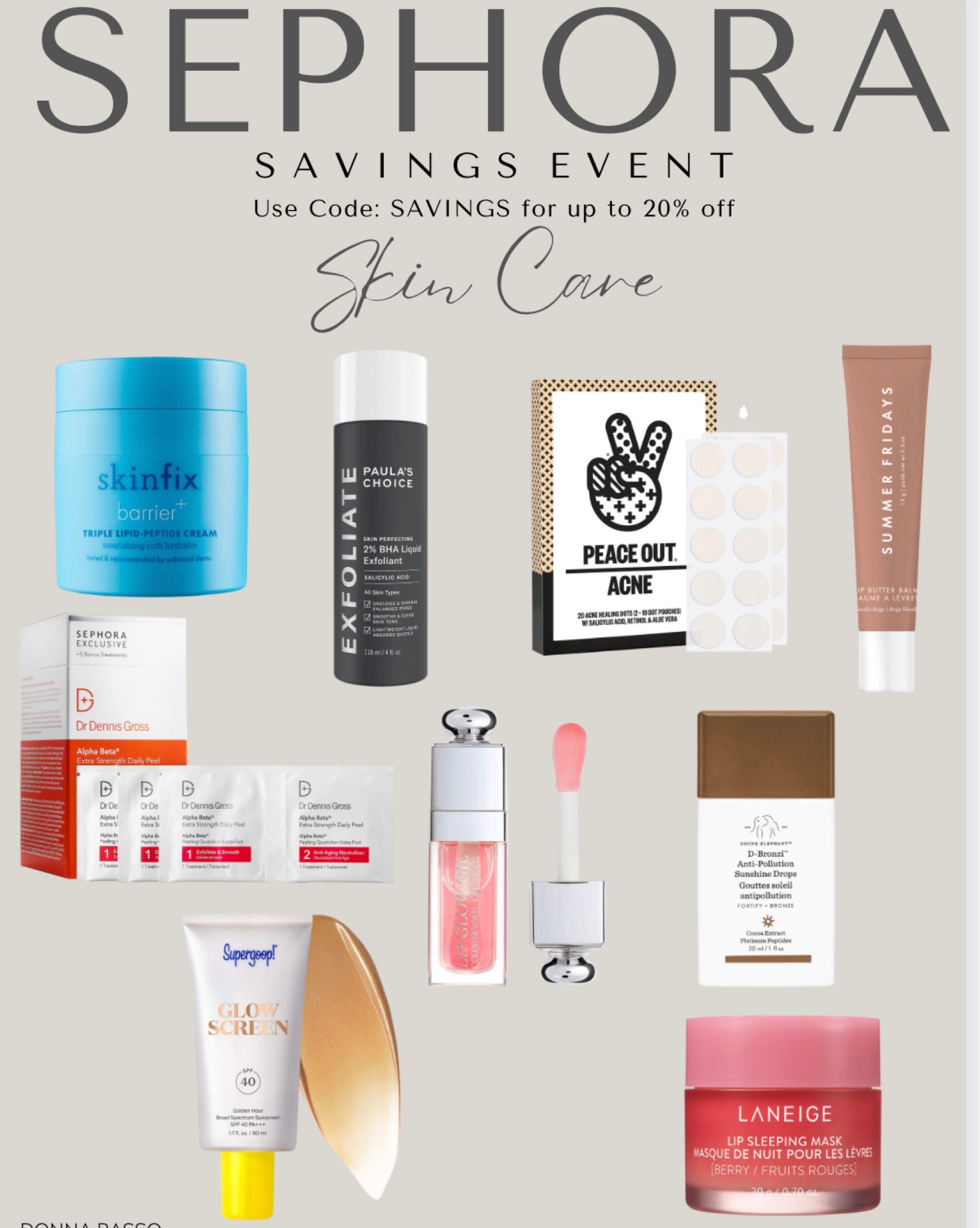 Sephora savings 
Sephora sale
Skin care
Dewy skin
Clear skin
Hyperpigmentation 
Sunscreen 
Bronzer 
Acne
Skin barrier
Moisturizer 
Lip oil

#LTKsalealert #LTKbeauty #LTKunder50