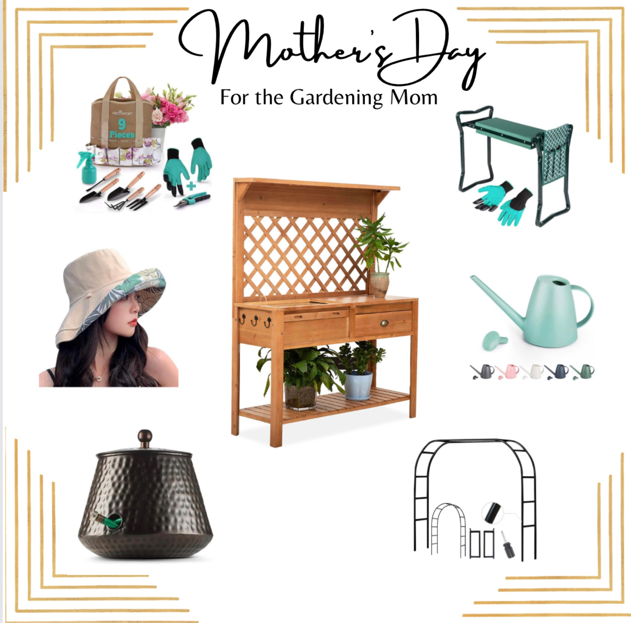 Mother’s Day Gift Guide - For the Gardening Mom! Buy your favorite gardening mom all the essentials for tending to her flowers and gardens with these cute aesthetic tools and accessories! 
#mothersday #gardening #gardentools #gardeningessentials

#LTKFind #LTKGiftGuide #LTKSeasonal