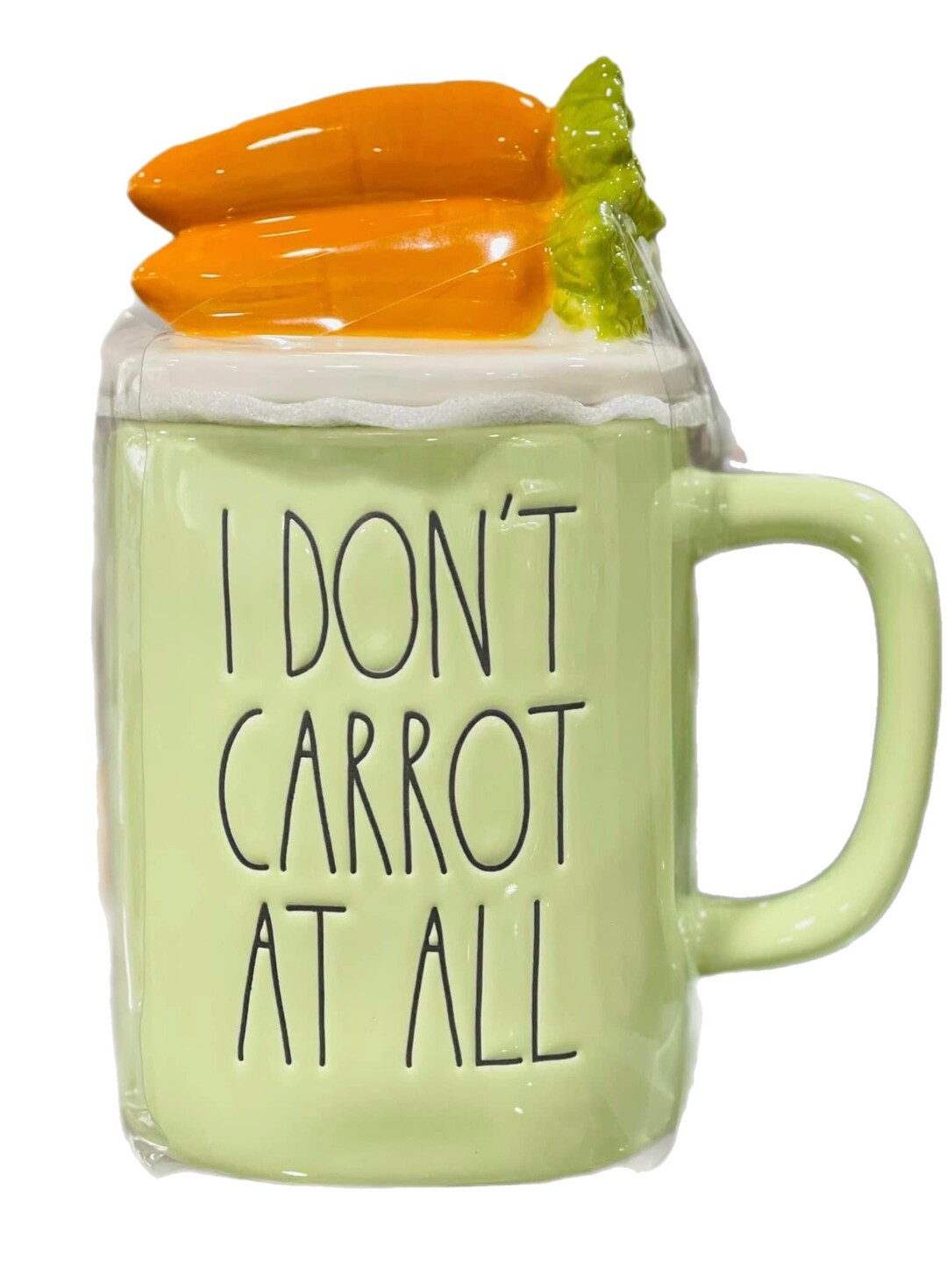 Rae Dunn I Don't Carrot At All Topper Coffee Mug | Etsy (US)