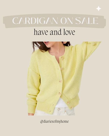 Yellow cardigan is on sale 25% off

#onsale #cardigan #knitcardigan 

#LTKSeasonal #LTKsalealert #LTKtravel